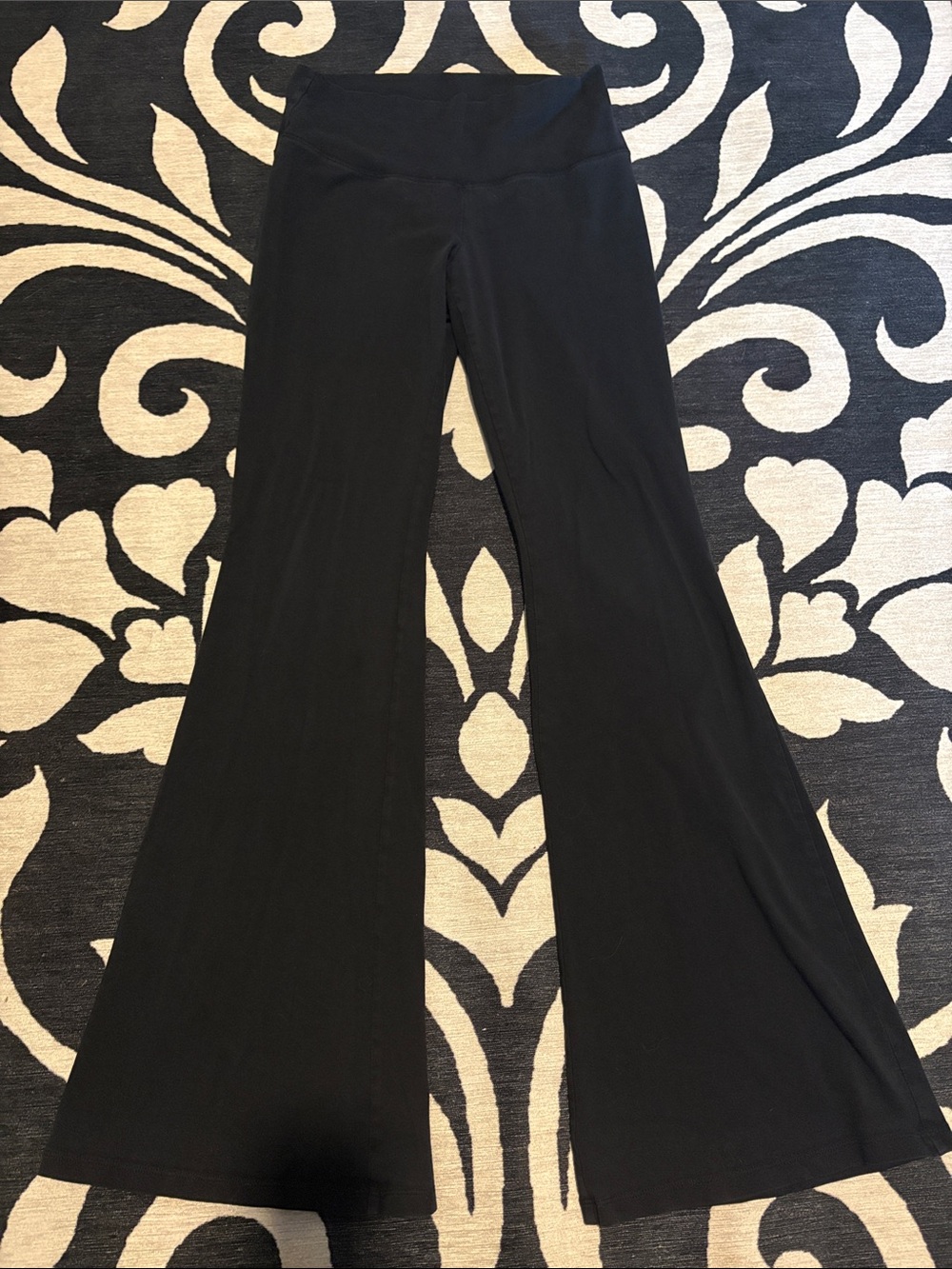 wild fable Black Wide-Leg Flare Pants